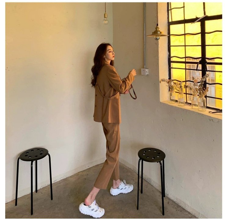 Qiu Winter Temperament Small Person Collocation Shows Tall Two Sets